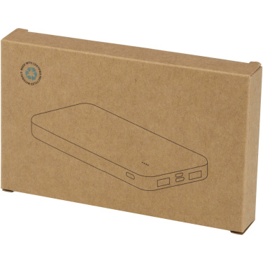 Logo trade promotional giveaway photo of: Intan 10.000 mAh 10W recycled plastic power bank